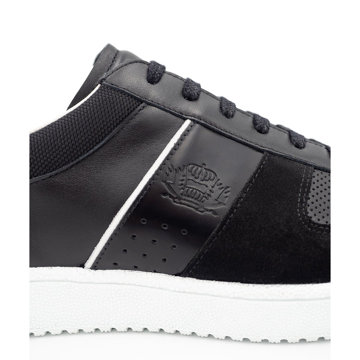 Sneakers cuir GRANT noir, FINSBURY