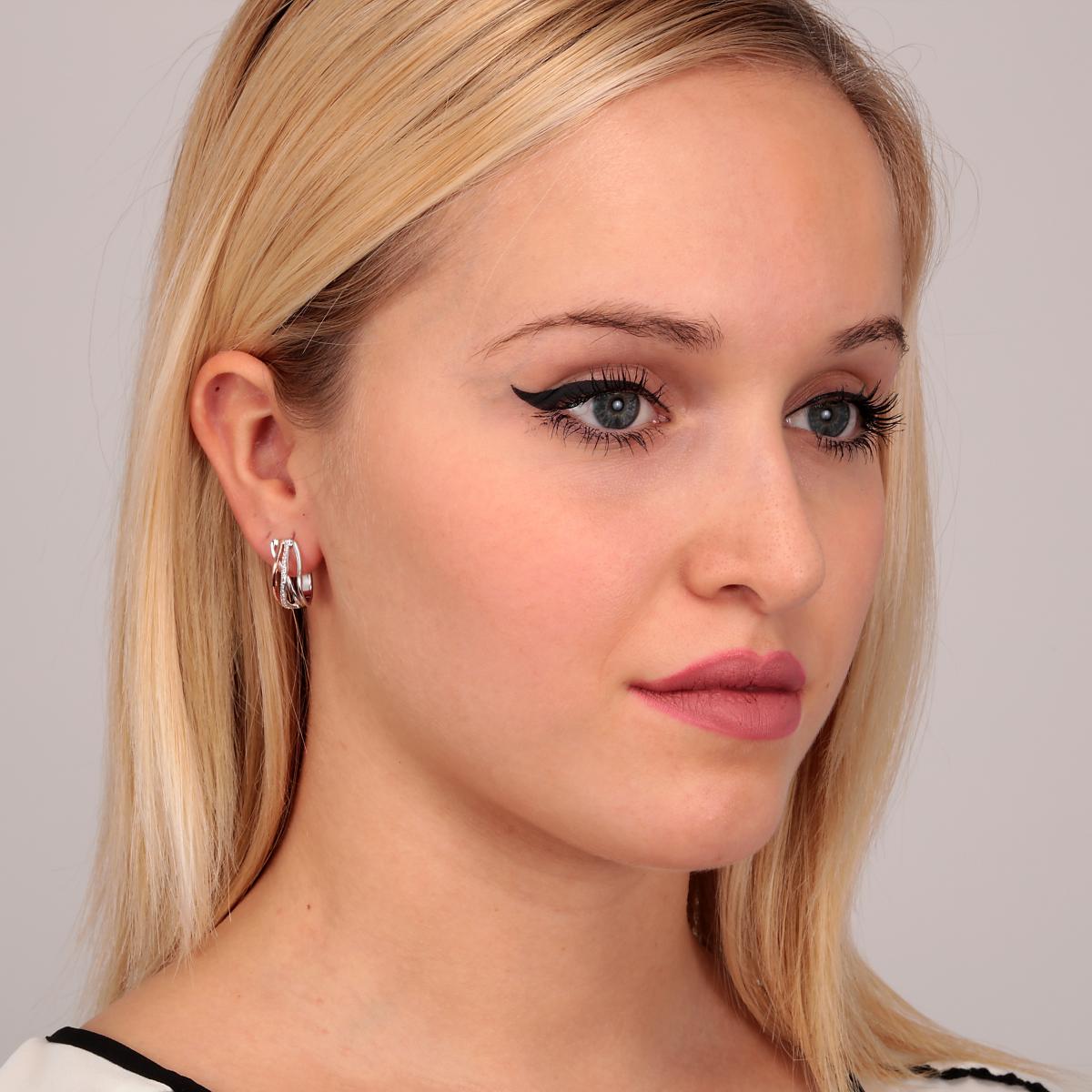 Boucles D'oreilles En Argent 925 Rosaline argent, BLUESPIRIT