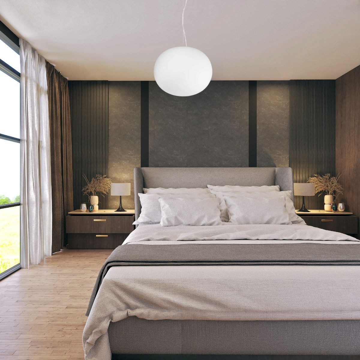 Suspension COTTON blanc, IDEAL LUX