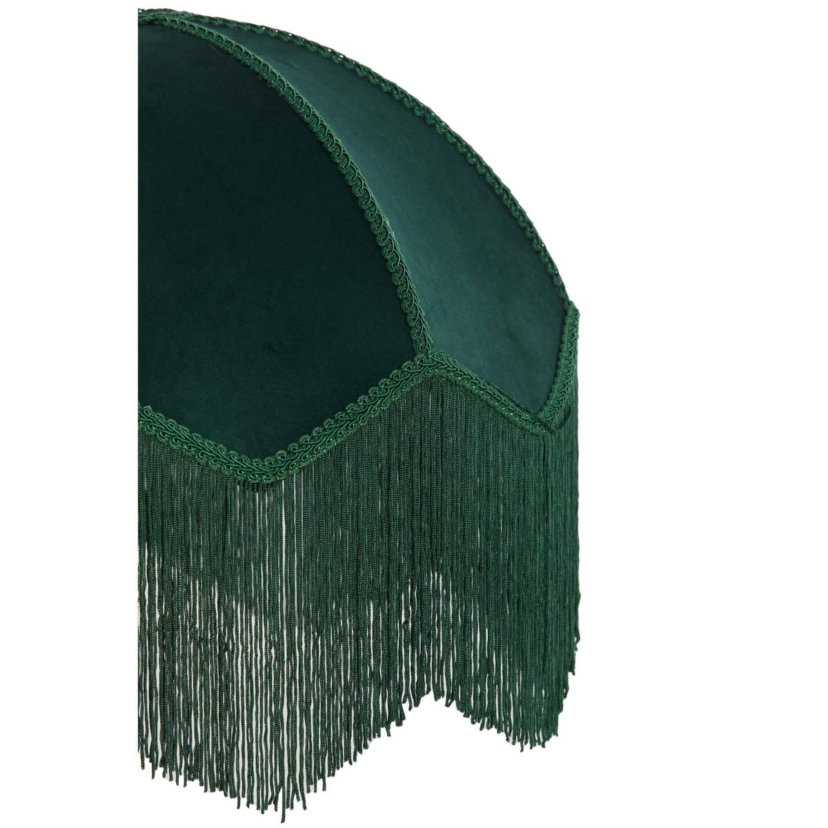 Abat-Jour Plastique MALACIA vert foncé, LIGHT & LIVING