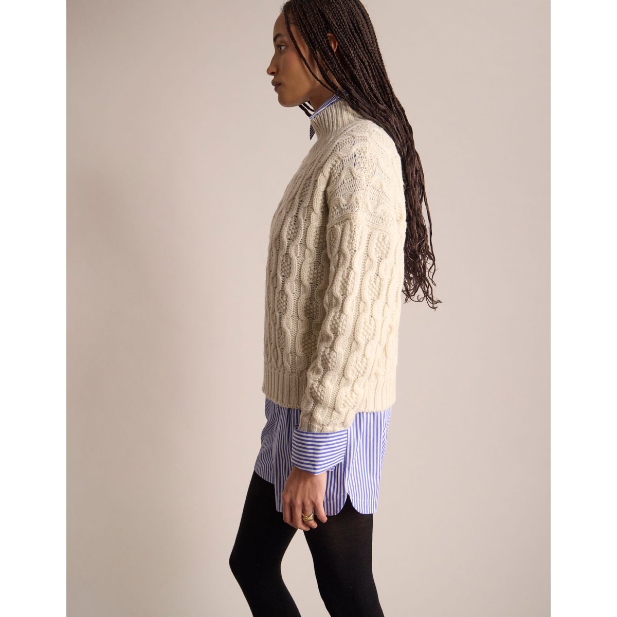 Pull Peter ecru, INES DE LA FRESSANGE PARIS