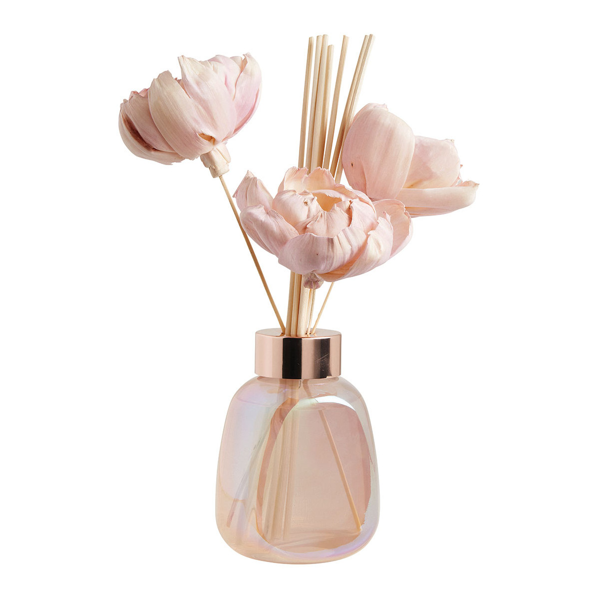 Diffuseur de parfum d'ambiance 180 ml - Poudre de Riz rose, MATHILDE M