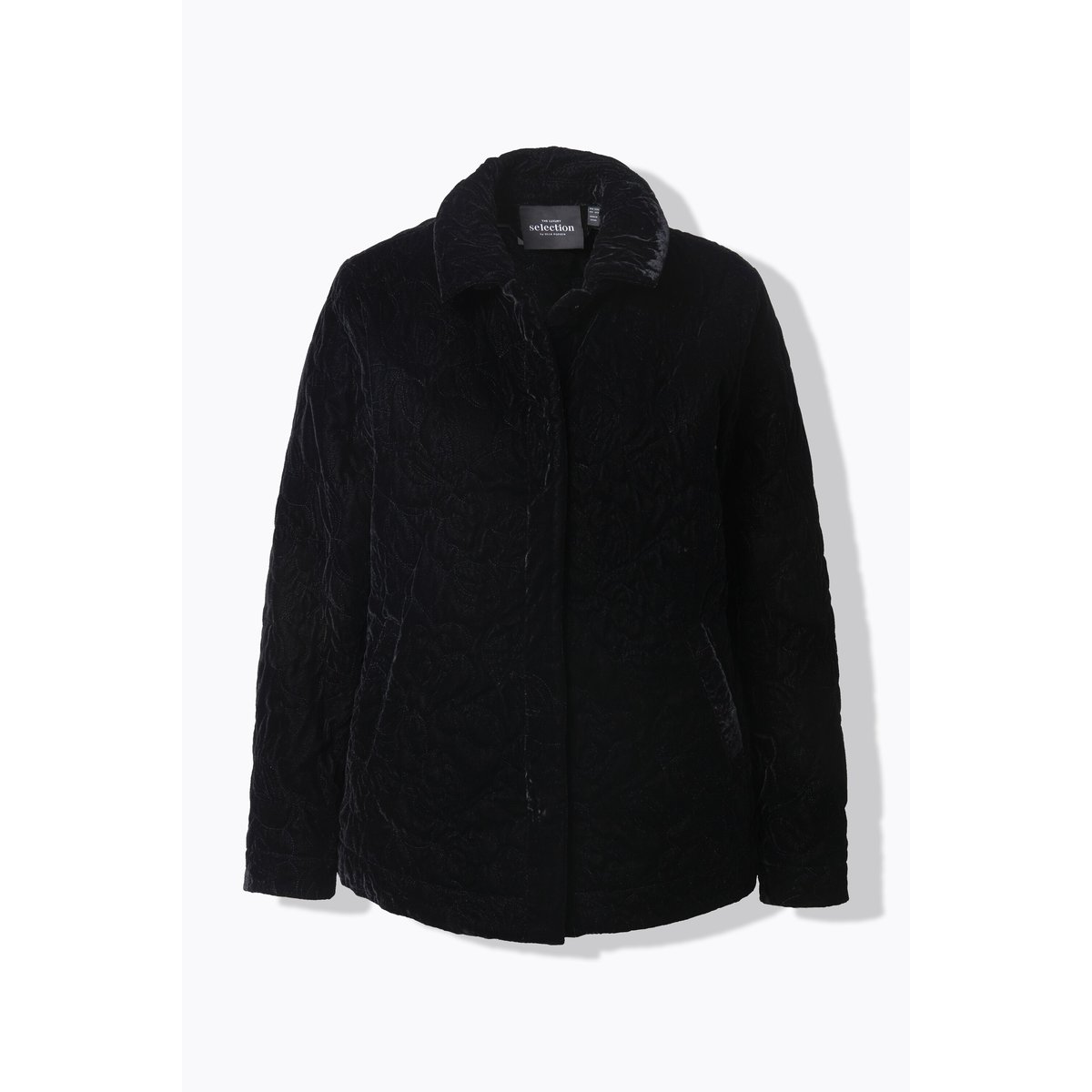 Veste à manches longues et col chemise noir, ULLA POPKEN