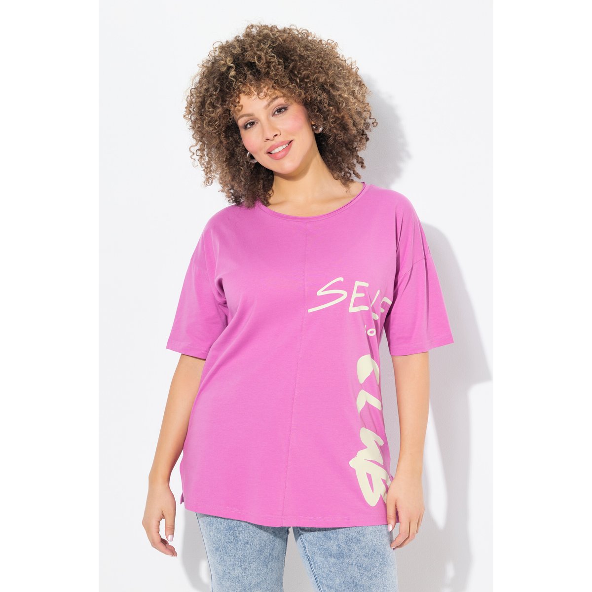 T-shirt oversize rose frais, ULLA POPKEN