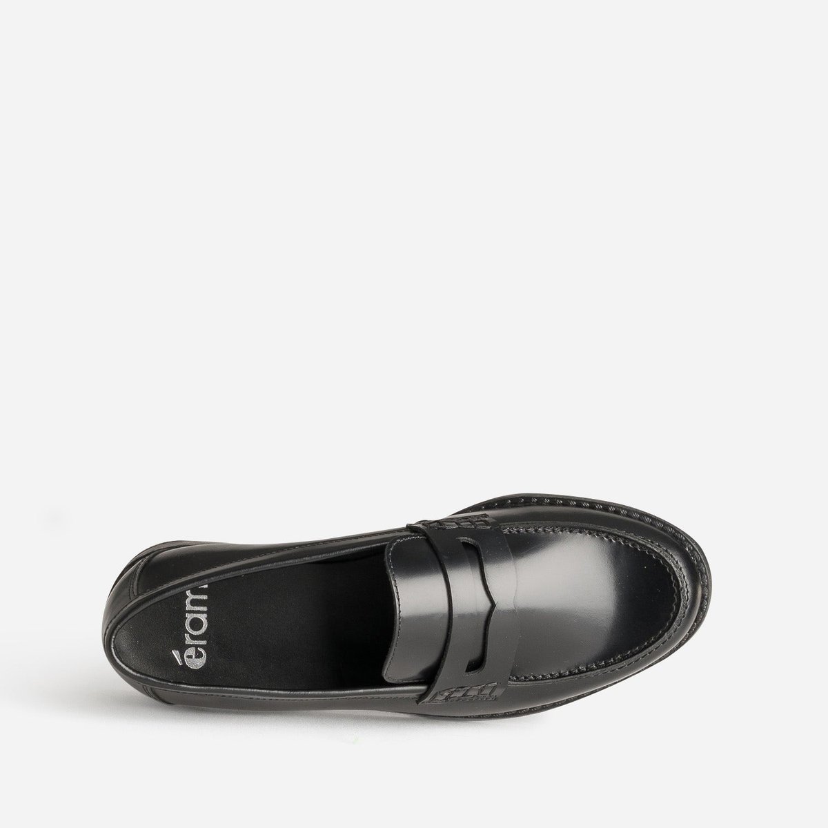 Mocassin en cuir GERVINE noir, ERAM