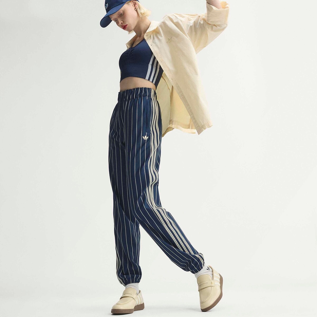 Pantalon à rayures bleu, adidas Originals