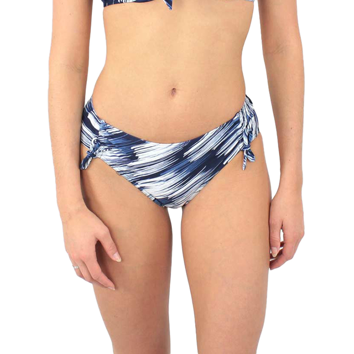 Bas de maillot de bain boxer réglable RIVAL marine, LAURA BY JANINE ROBIN