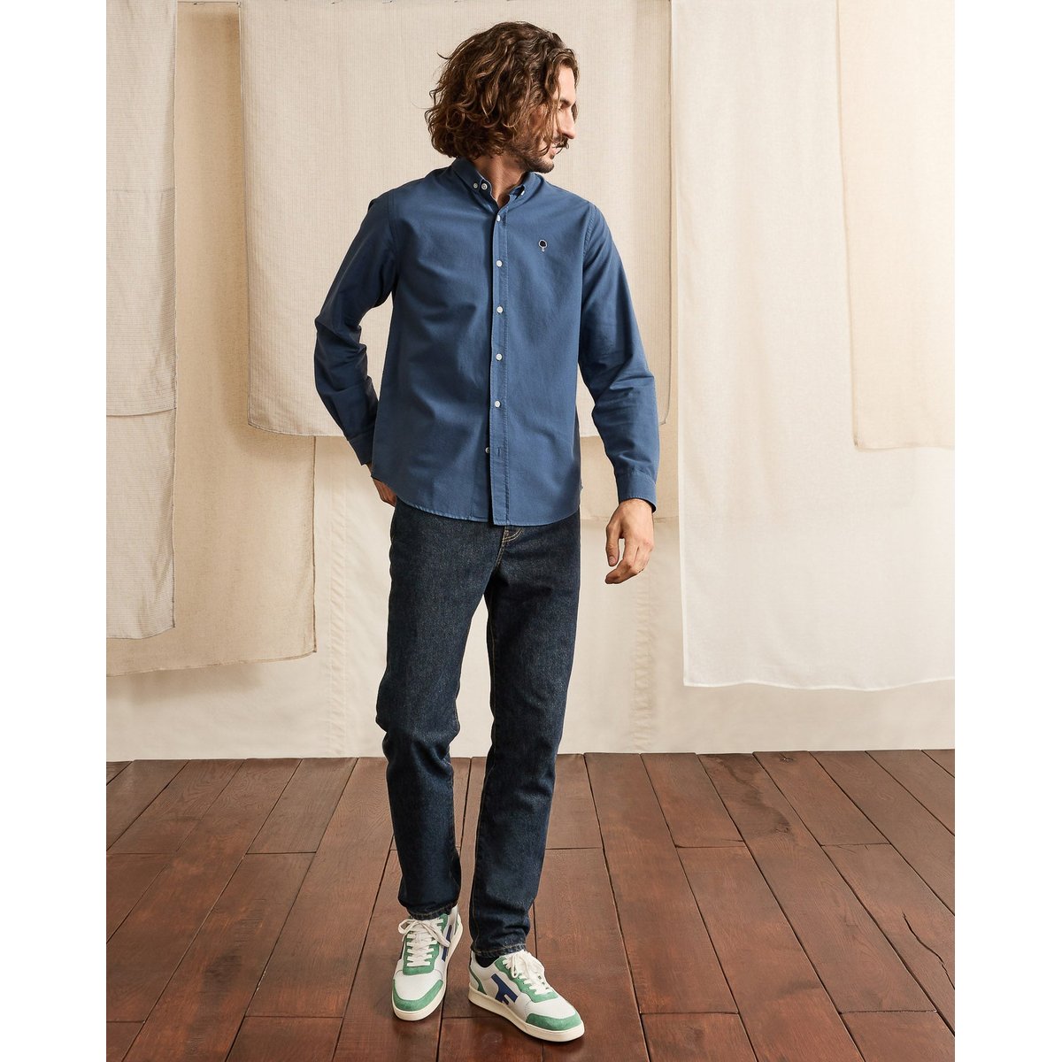 Chemise IVOY bleu marine, FAGUO
