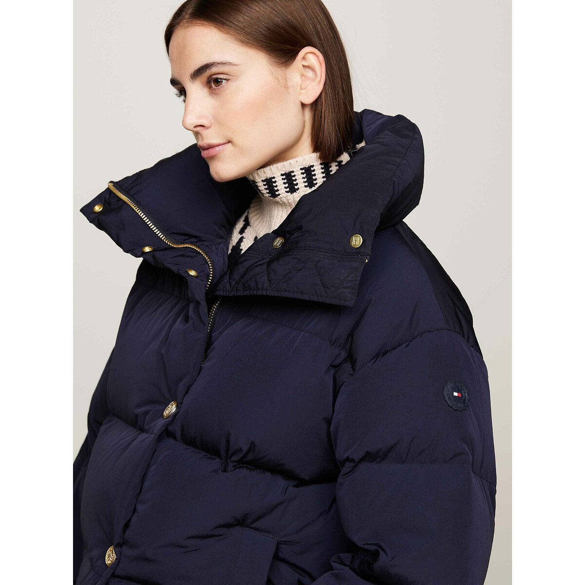 Padded Puffer Jacket with High Neck 90001629, TOMMY HILFIGER