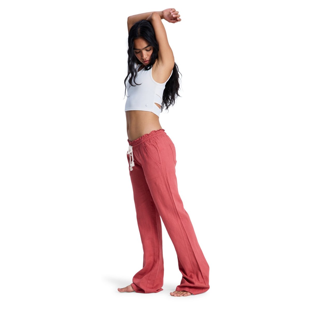 Pantalon léger OCEANSIDE. rose marsala, ROXY