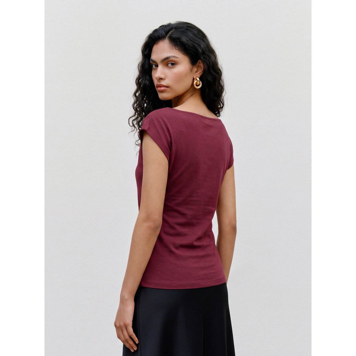 Top burgundy, VERO MODA