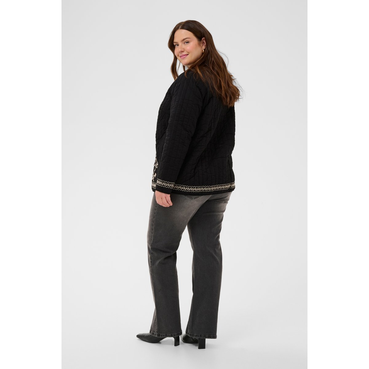 Veste noir black deep, KAFFE CURVE
