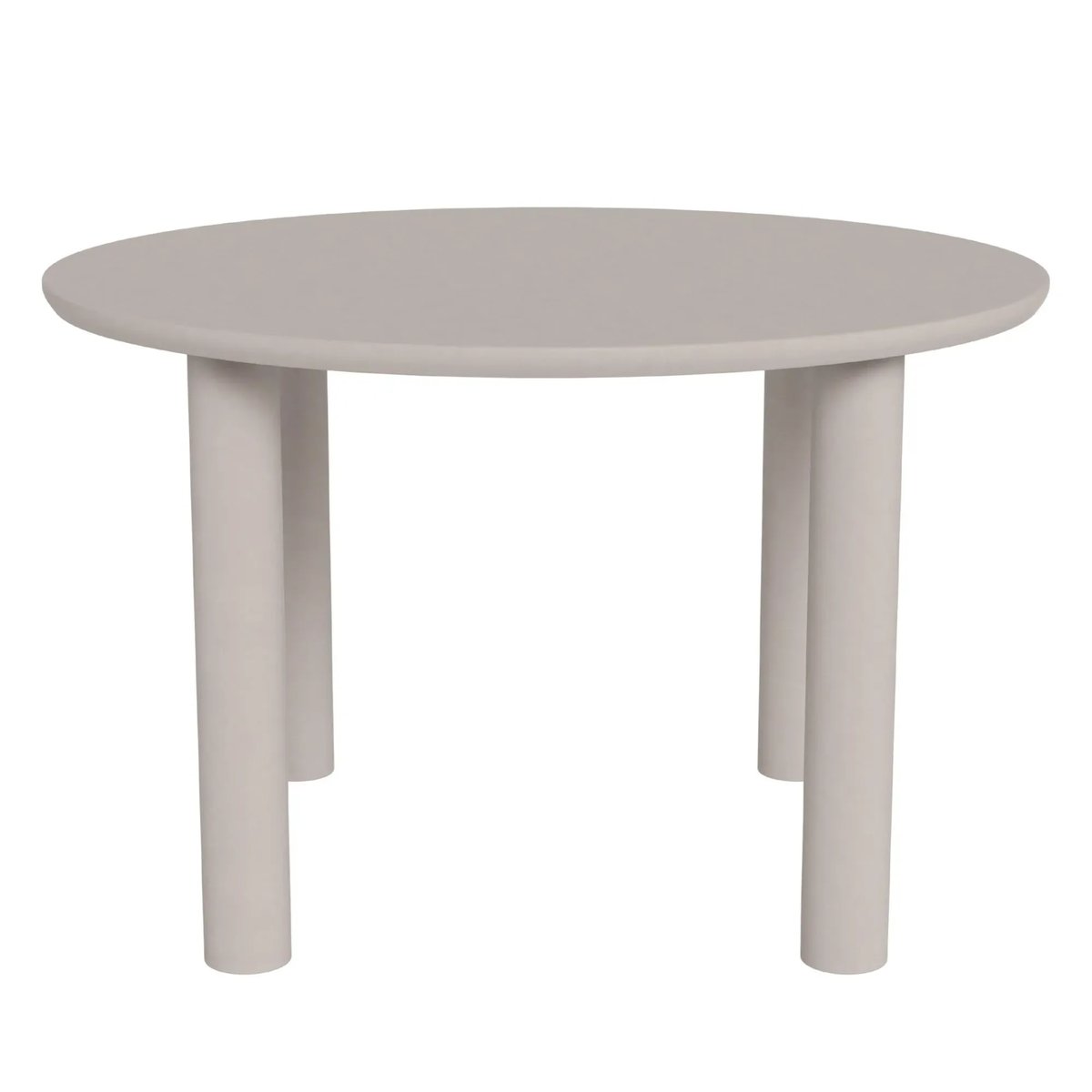 Table à manger ronde design L120 gris 4 places - MAGDA gris, HELLIN, DEPUIS 1862