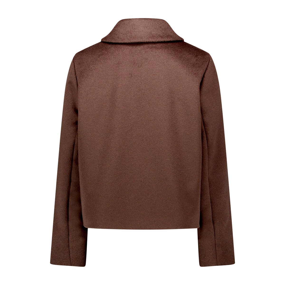 Veste d'hiver à col marron foncé, GIL BRET