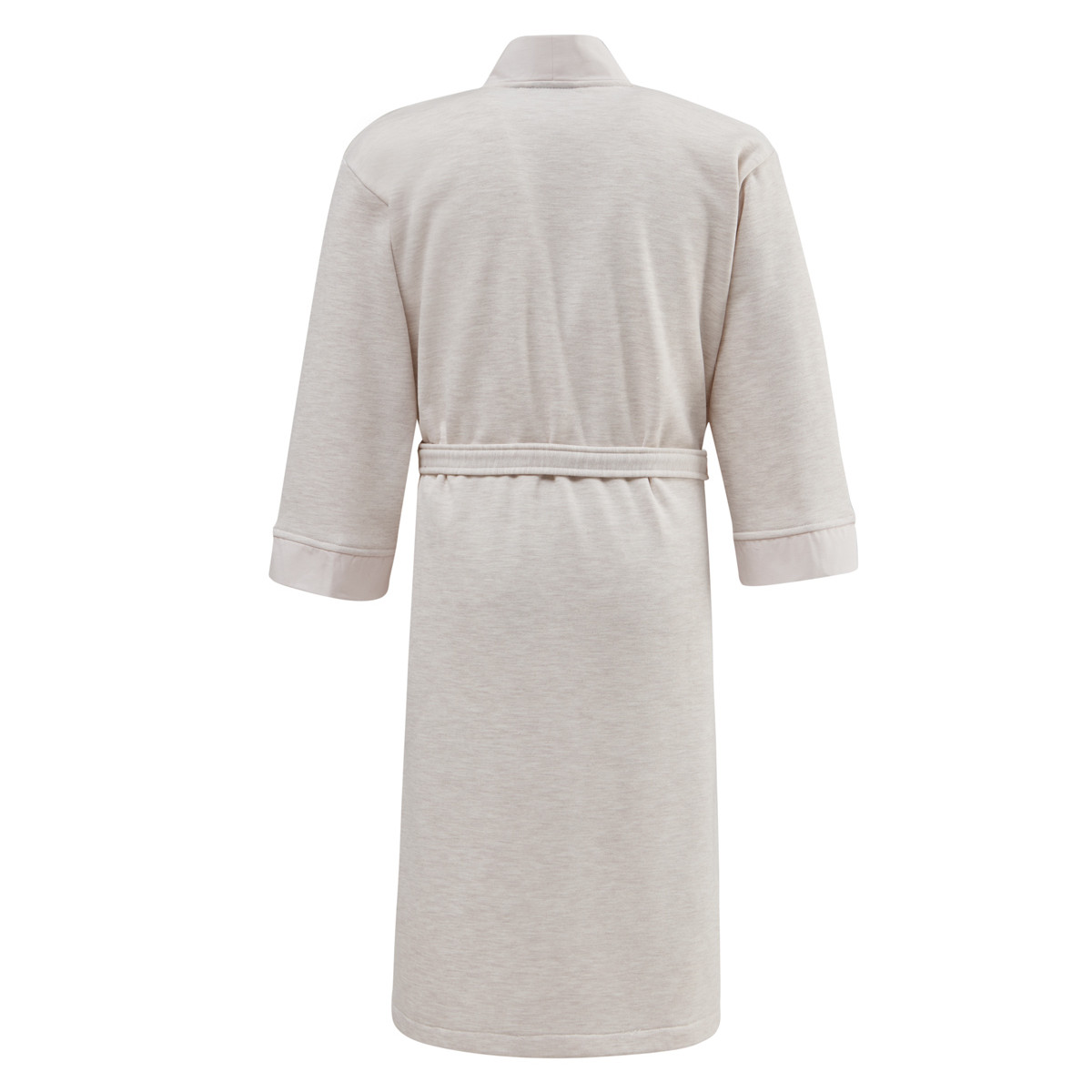 Robe de chambre molleton BERAT blanc cassé, SENSEI MAISON