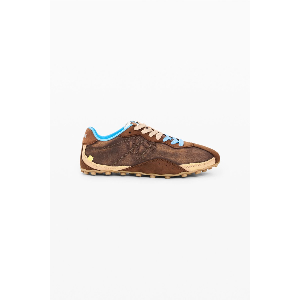 Baskets de sport rétro marron, DESIGUAL