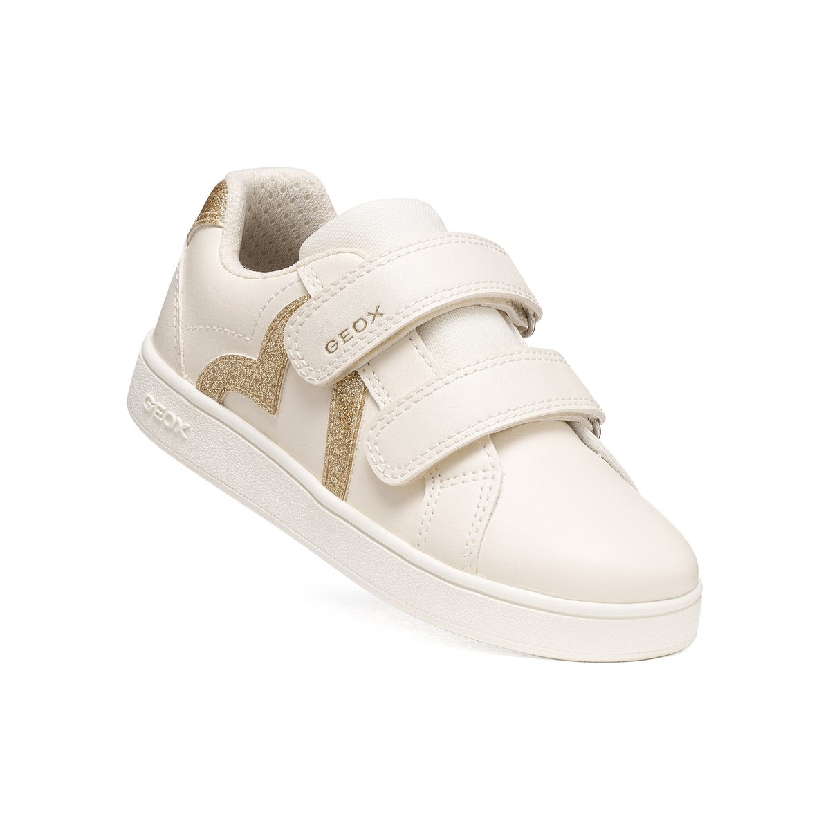 Baskets  J ECLYPER ivoire clair/or, GEOX