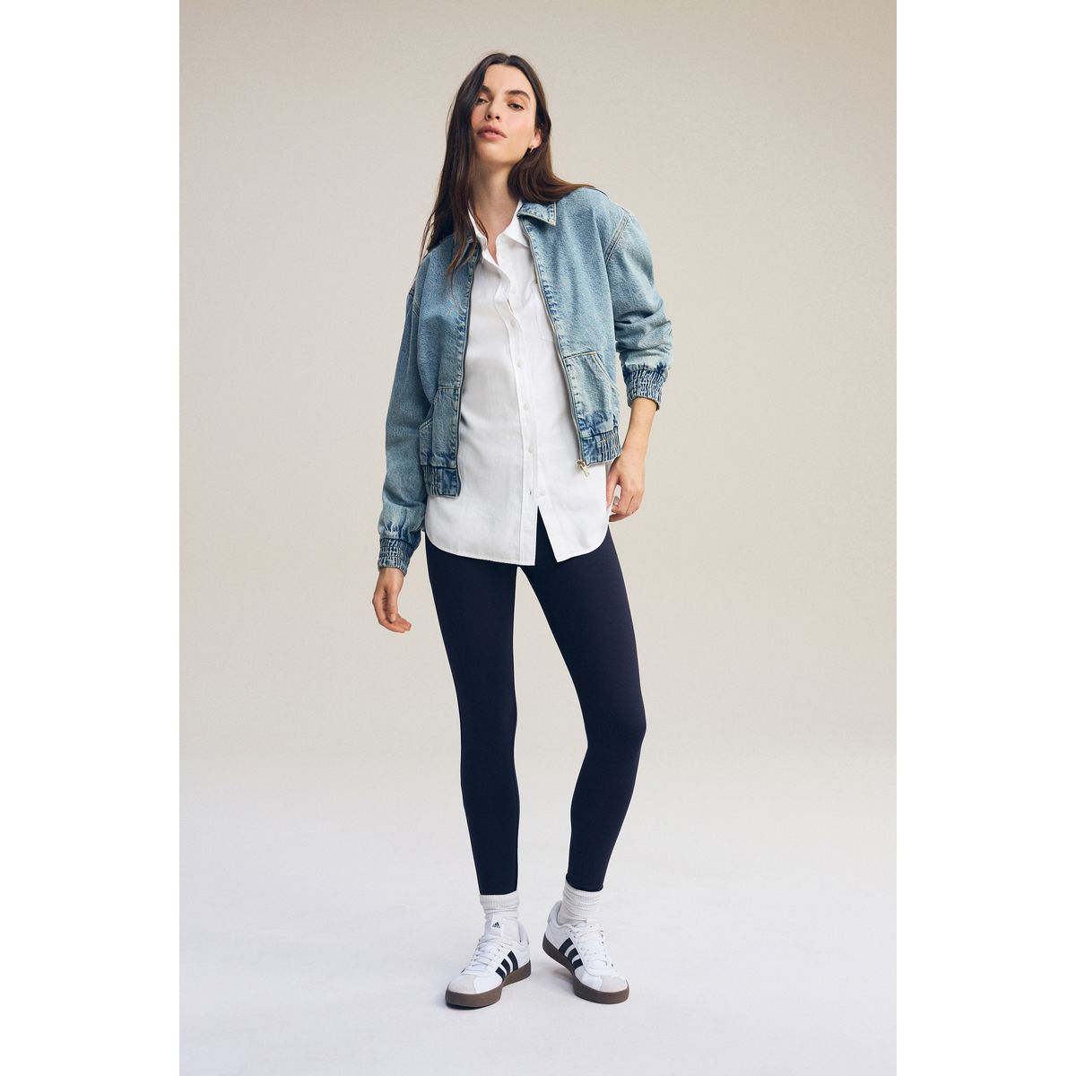 Legging en point de rome bleu marine, NEXT
