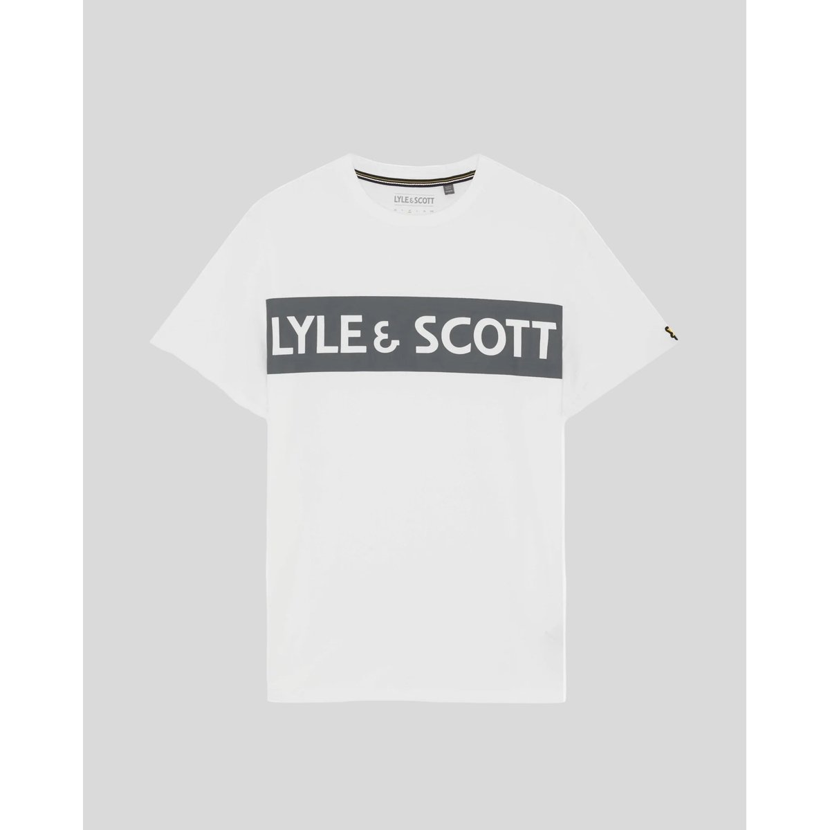 T-shirt Sports logo blanc, LYLE & SCOTT