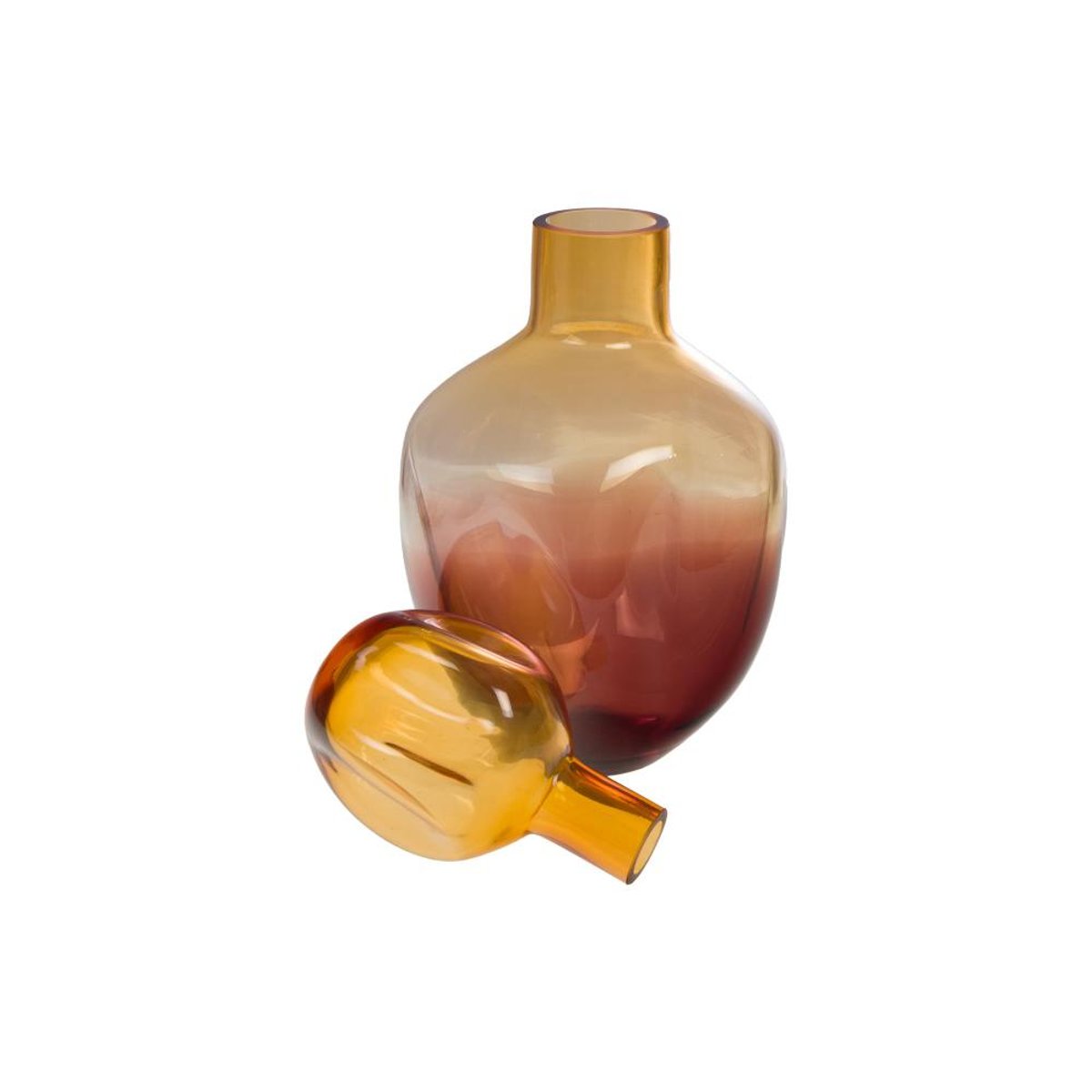 Vase bouteille bala H 43 rose, AMADEUS