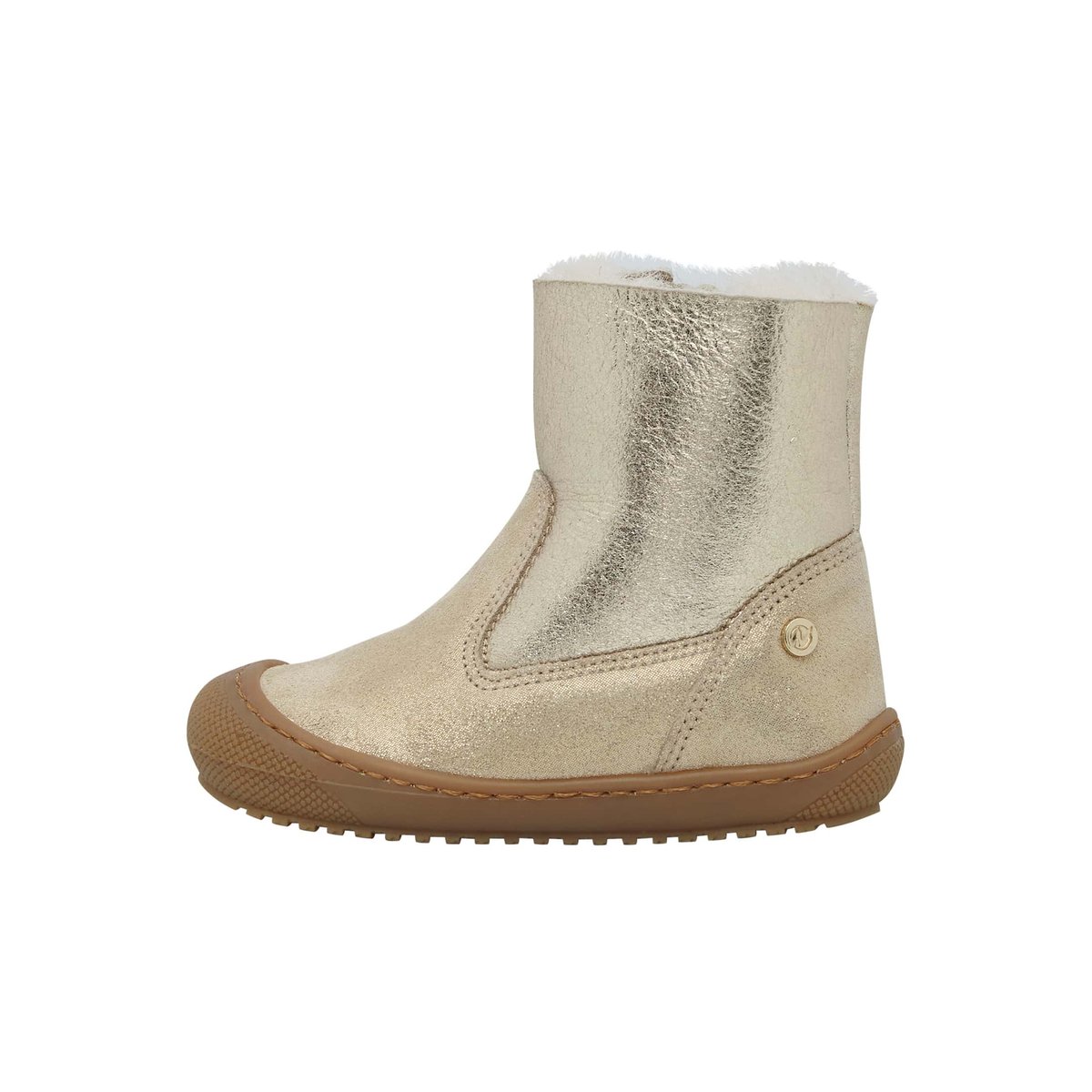 Bottines doublées de laine COZY HUG platine-, NATURINO