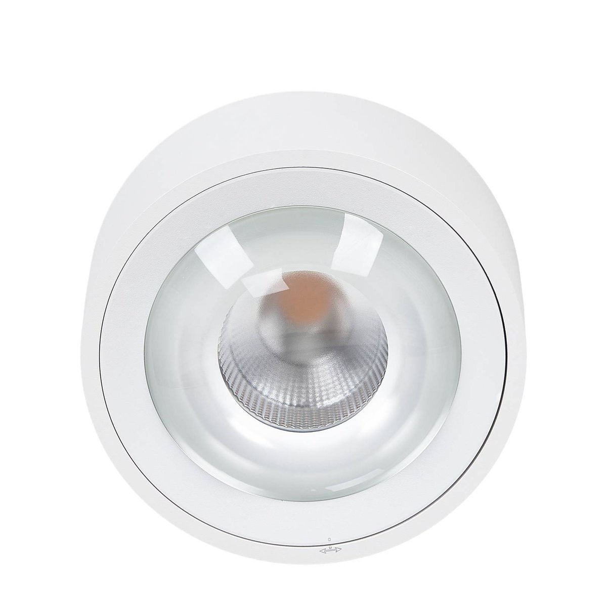 Plafonnier en aluminium moderneLED, Rotari blanc (ral 9003), ARCCHIO