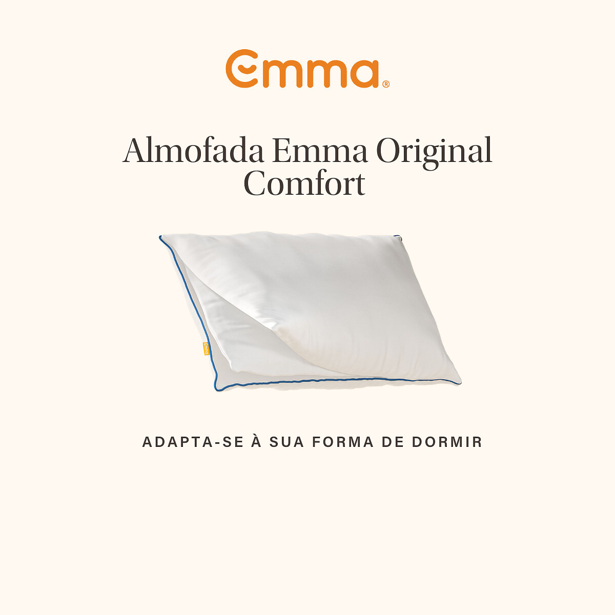 Almofada Emma Original Comfort, Emma branco, EMMA