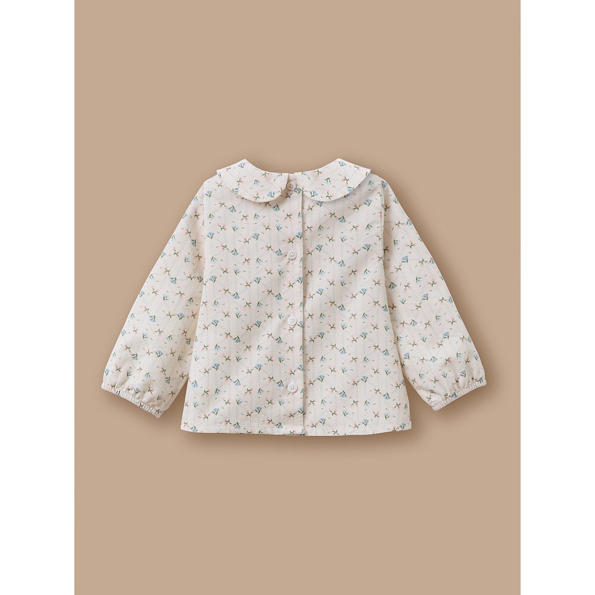 Blouse en velours imprimée imprimé camilla, CYRILLUS