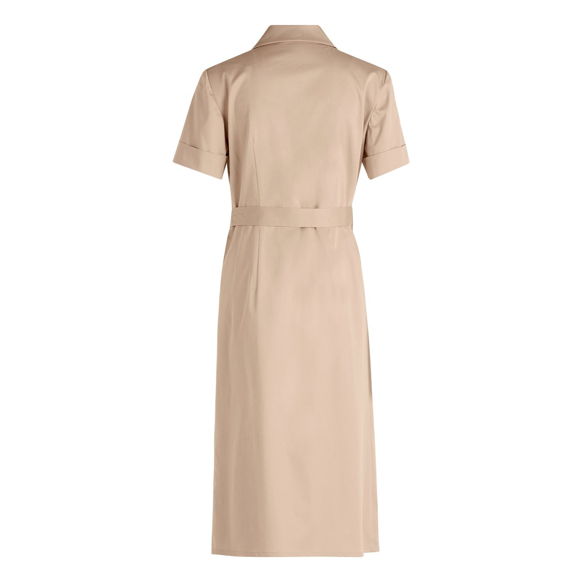 Robe portefeuille à col light taupe, BETTY & CO