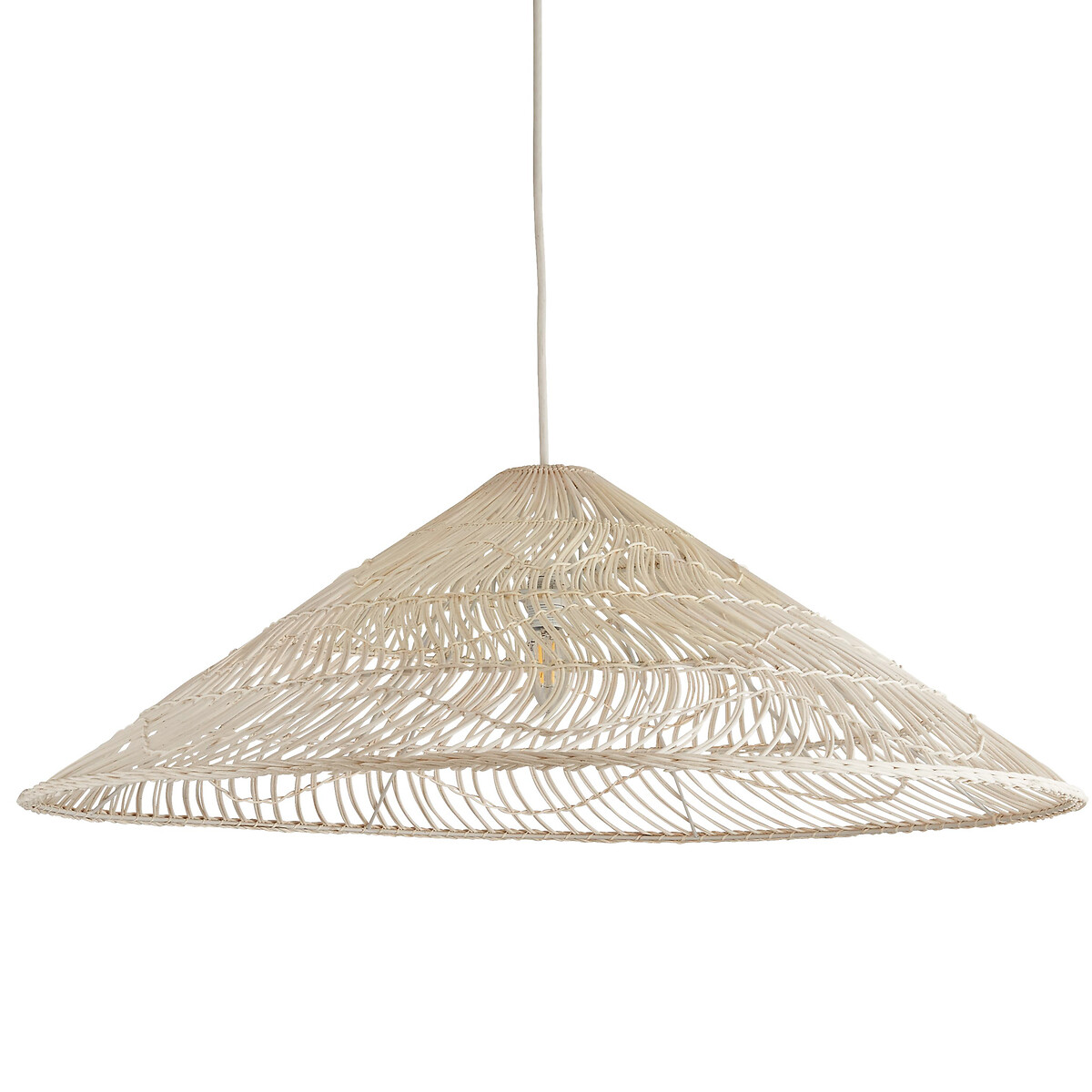 Cairo Cone Shaped Rattan Easy Fit Pendant Shade natural, SO'HOME