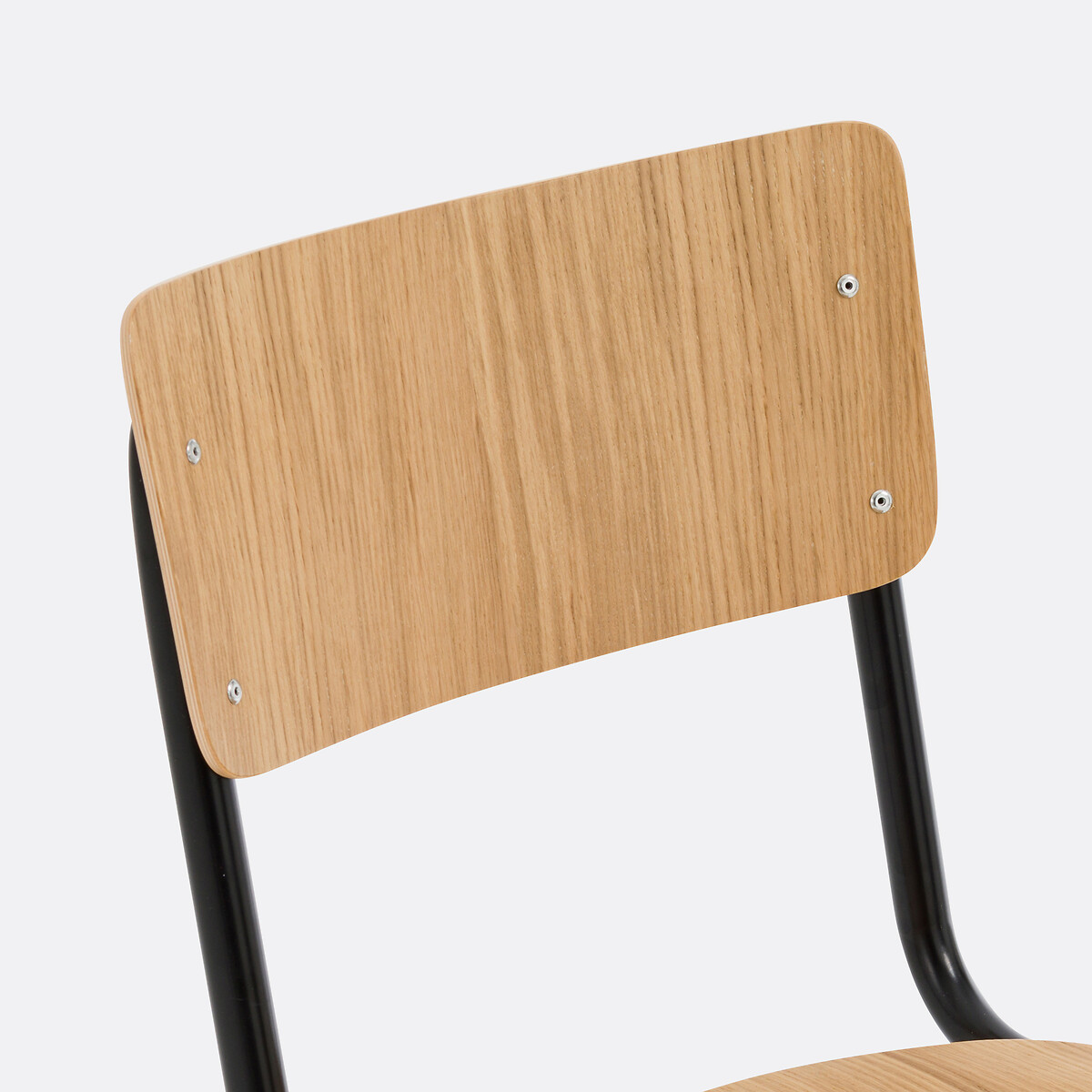 Lot de 2 chaises d'écolier empilables, Hiba chêne, LA REDOUTE INTERIEURS