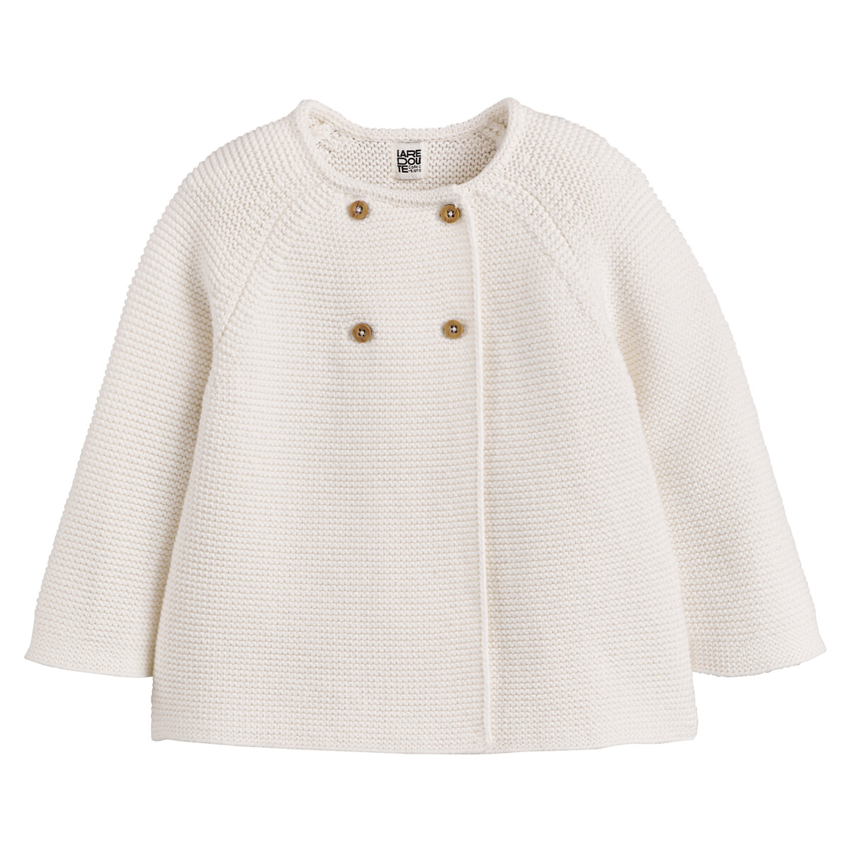 Gilet en fine maille ecru, LA REDOUTE COLLECTIONS
