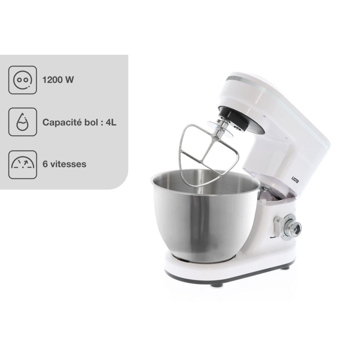 Robot pâtissier RP L3 blanc, LISTO