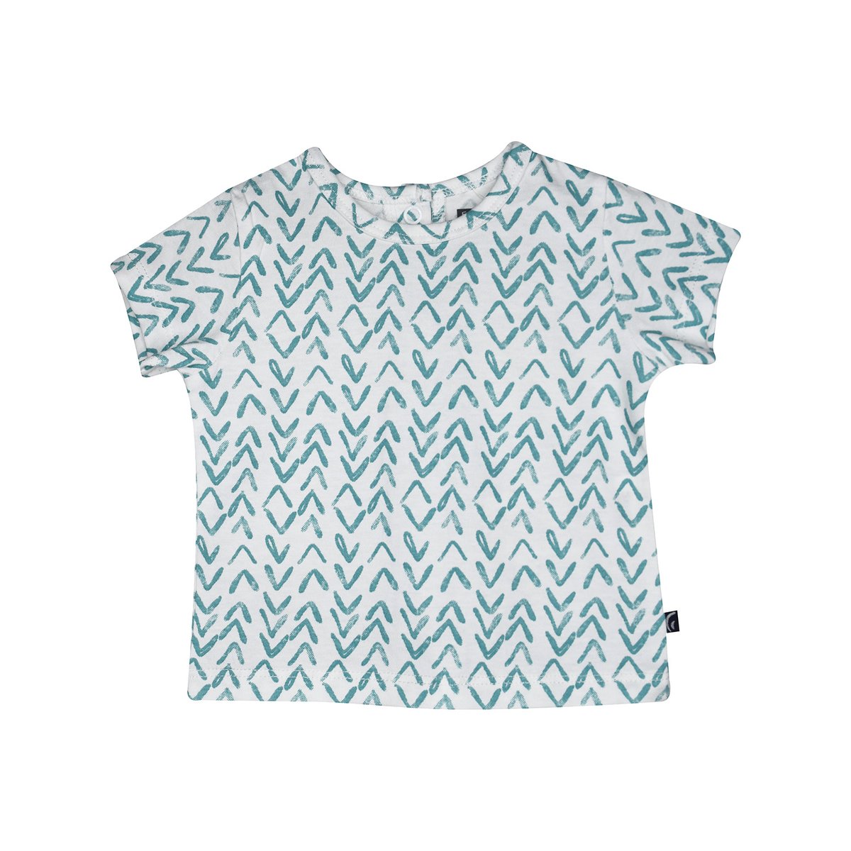 Tshirt salopette octave court bebe bleu, SUCRE D'ORGE