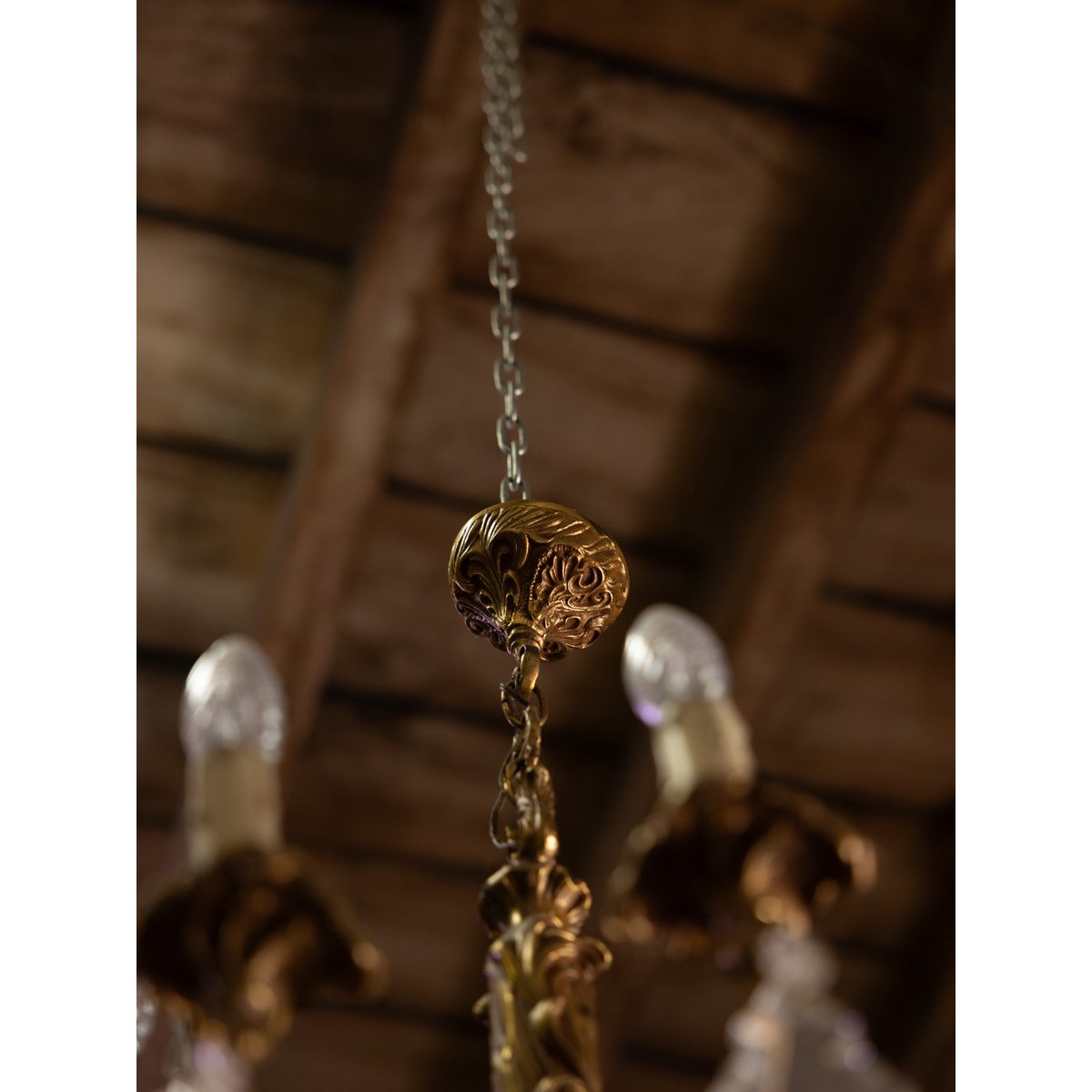 Suspension en cristal au style ancien Sonia N°302 - Bon état transparent, DEBONGOUT