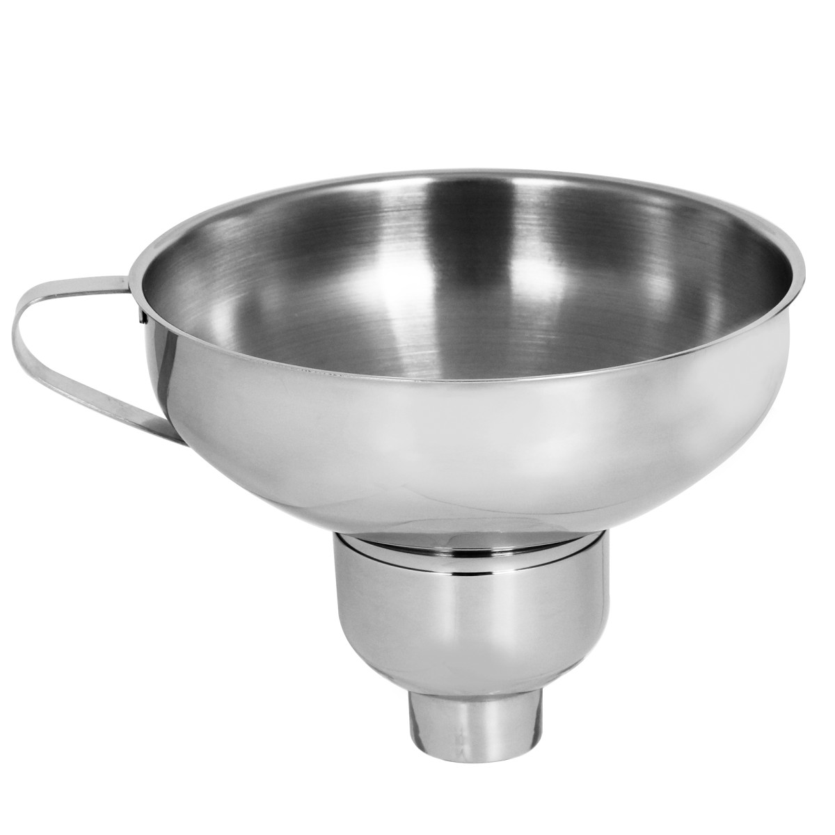 Set d'entonnoirs en inox pour confitures COMPLÉMENTS inox, CRISTEL