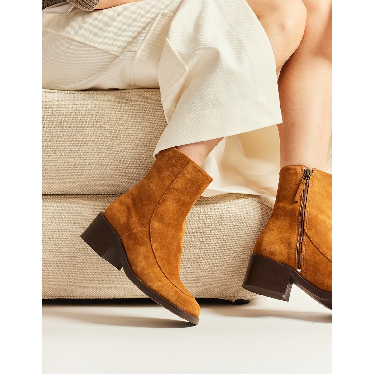 Bottines à talons CALLIE ambre, ODAJE