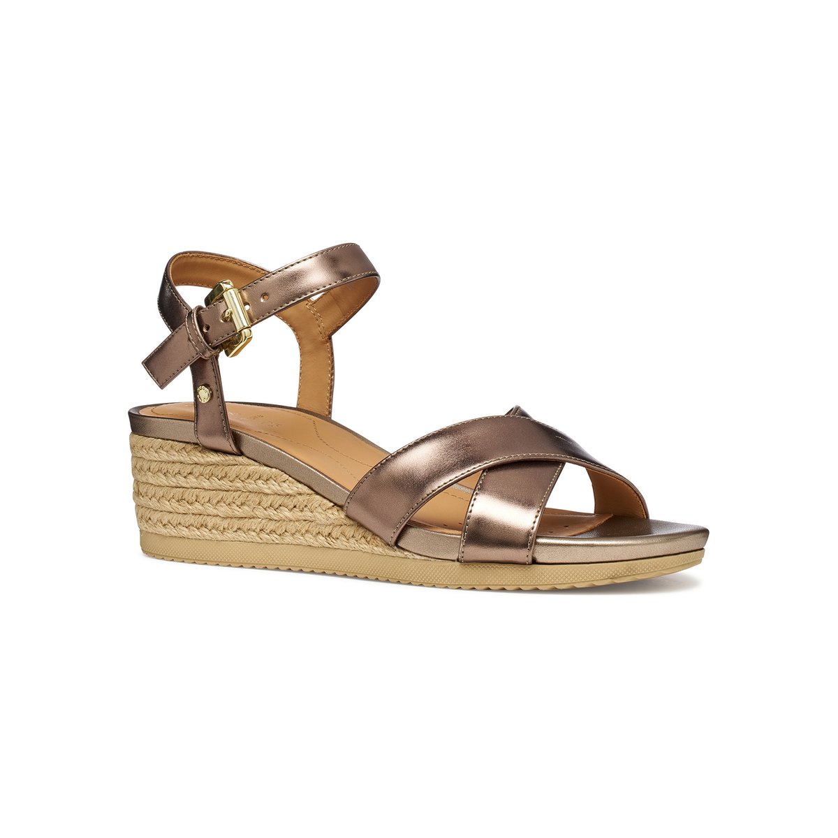 Sandales D ISCHIA CORDA beige foncé, GEOX