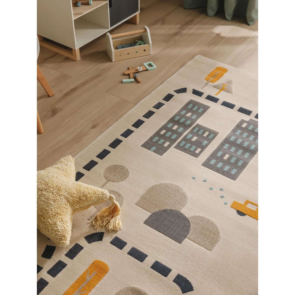 Tapis enfant JUNO beige, BENUTA 