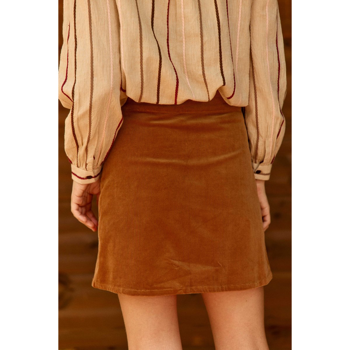 JUPE uni JADA 15-camel, LA PETITE ETOILE