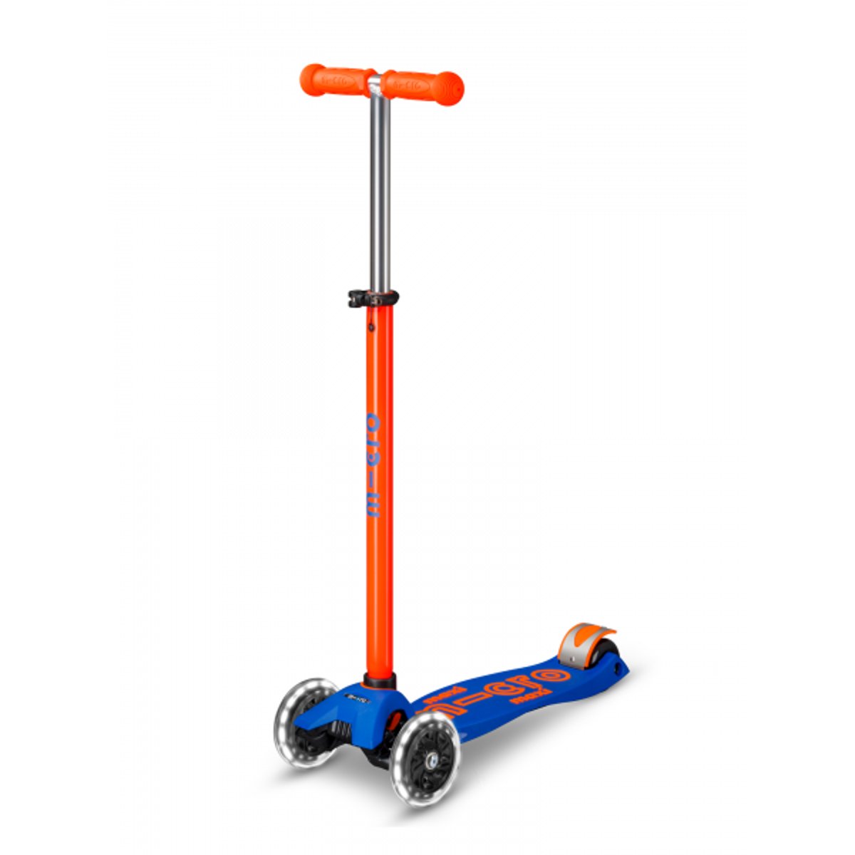 Maxi Micro Deluxe LED - Néon orange, MICRO MOBILITY