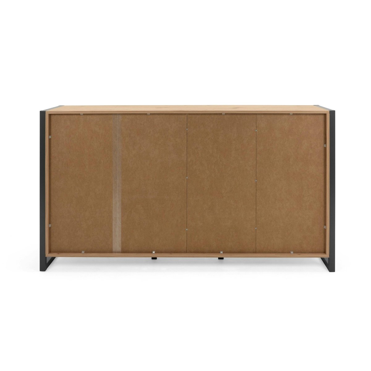 Buffet enfilade 160 cm, 3 portes 3 tiroirs ALVA chêne, PIER IMPORT