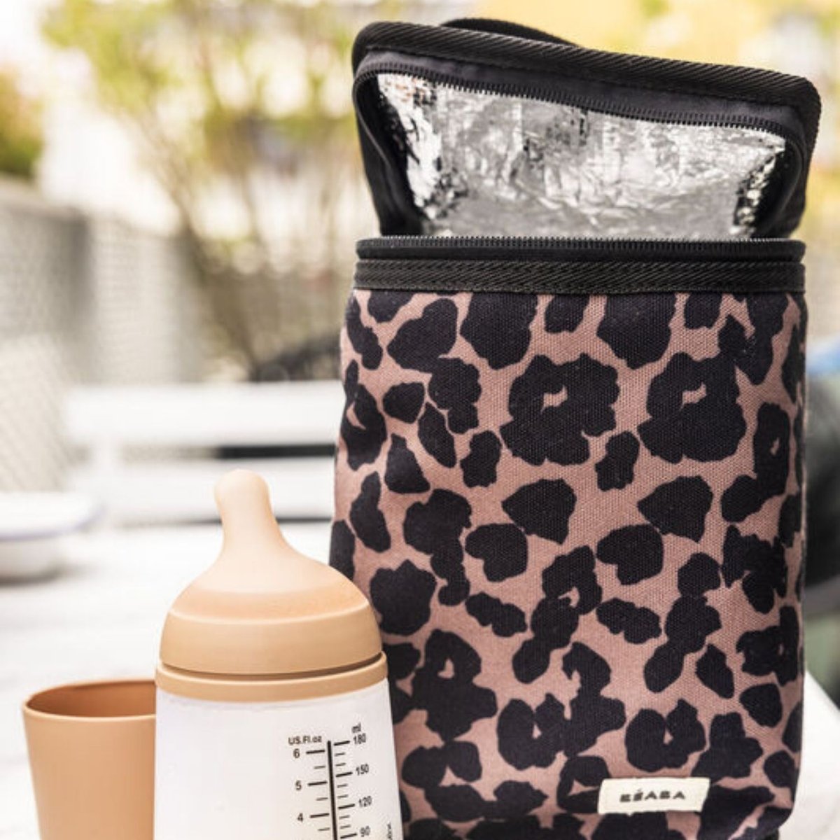 Sac repas isotherme marron, noir, BEABA