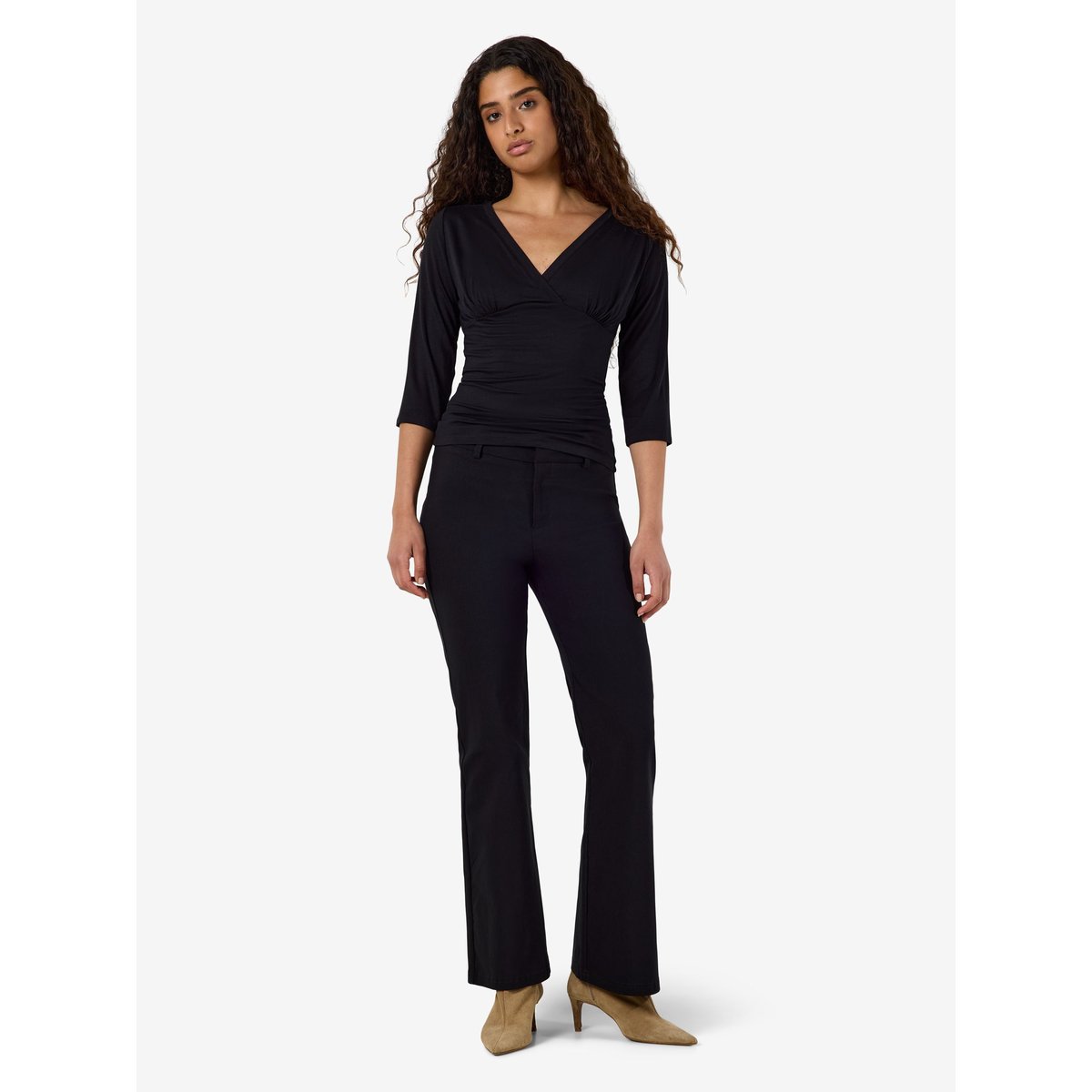 Top Manches 3/4 noir - black1, NOISY MAY