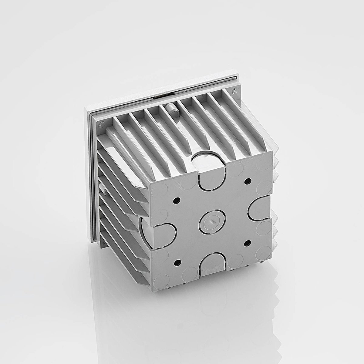 Applique extérieure en aluminium moderne blanc, ARCCHIO