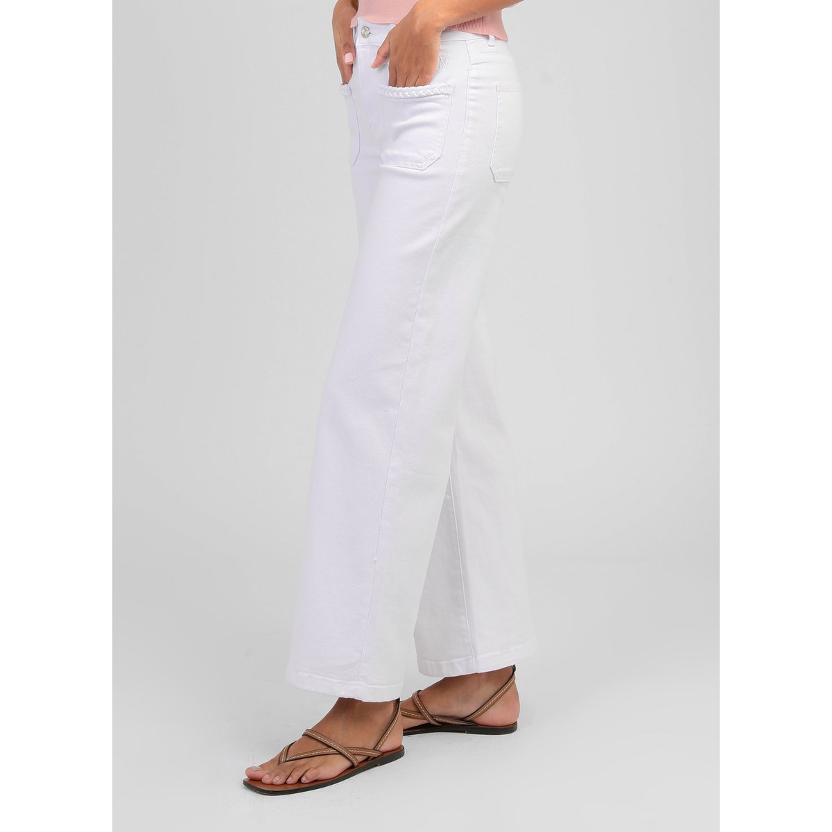 Pantalon PITRESS blanc, AN'GE