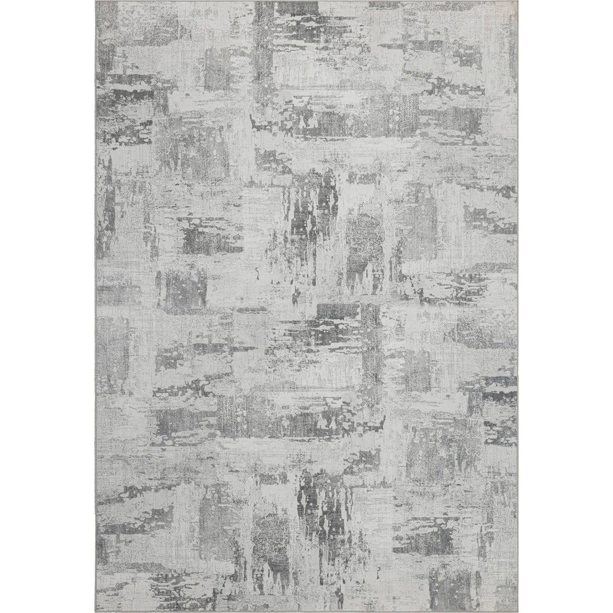 Tapis rectangulaire, Visionary gris clair à motif anthracite, ARTE ESPINA