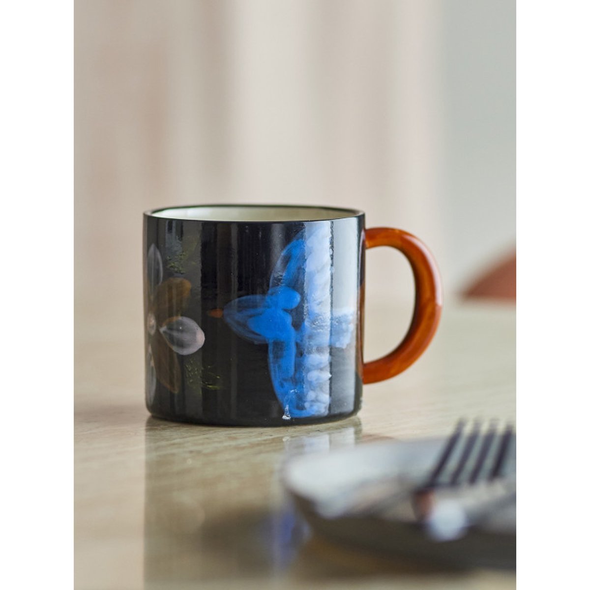 Mugs grès floral  MARICALA set de 2 multicolore, BLOOMINGVILLE