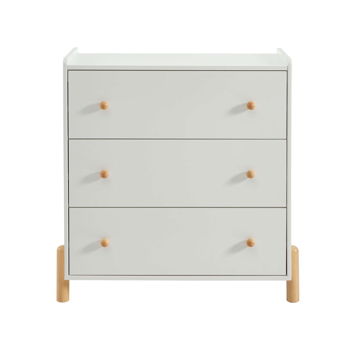 Commode enfant 3 tiroirs MONA blanc, BAÏTA