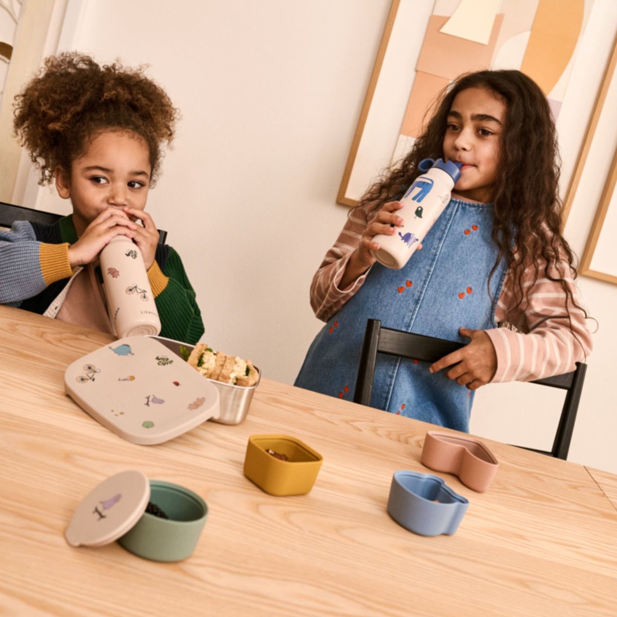 Lot de 4 boîtes à goûter Toto multicolore, LIEWOOD